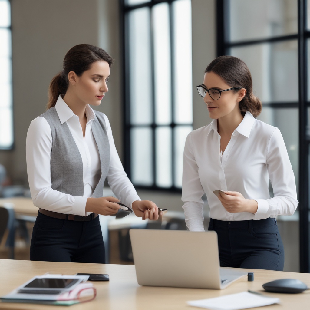 AI assistant and business owner discussing sales decline